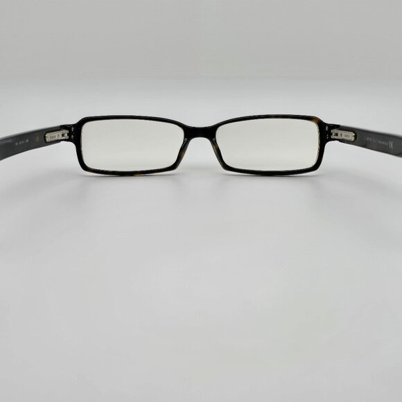 Gucci GG1574 086 Olive Amber Rectangular Eyeglasses Frame w Case Italy 53-15-140 - Picture 5 of 15